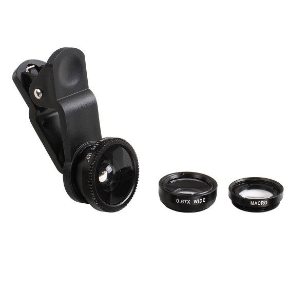 Montierbares Lens Kit für das Handy oder Tablet