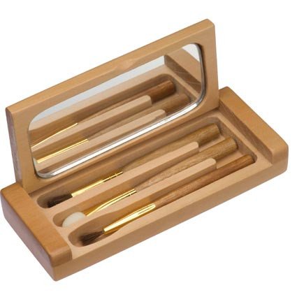 Make-up Pinsel Set aus Holz