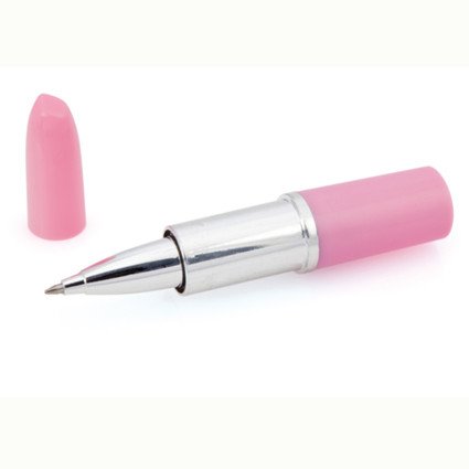 Kugelschreiber in Lippenstiftform