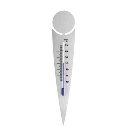 Edelstahl Blumentopf-Thermometer