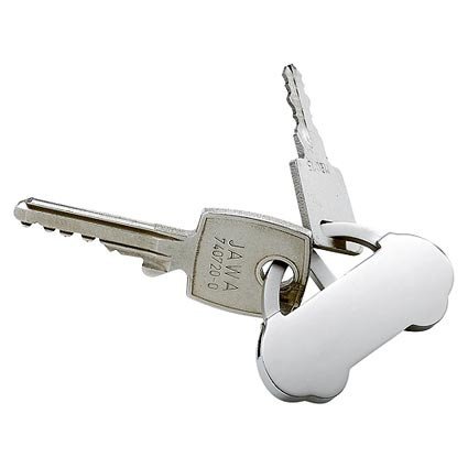 Metall-Schlüsselanhänger in Autoform