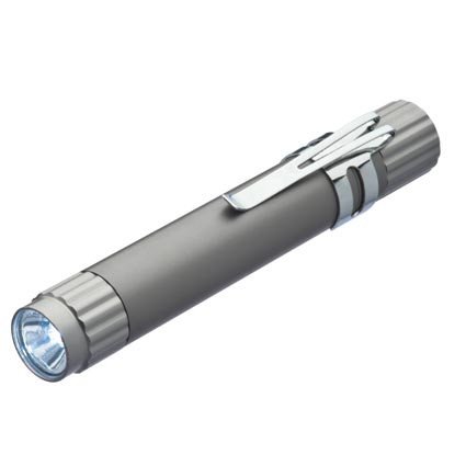 Taschenlampe aus Aluminium in Stiftform