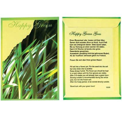Samen-Postkarte Gras