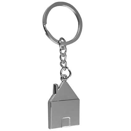 Metall-Schlüsselanhänger HAUS