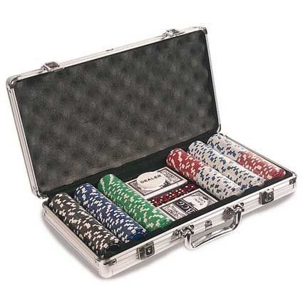 Poker-Set im Koffer