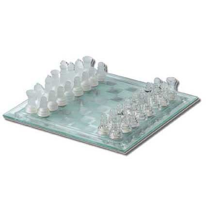 Schachspiel Glass klein