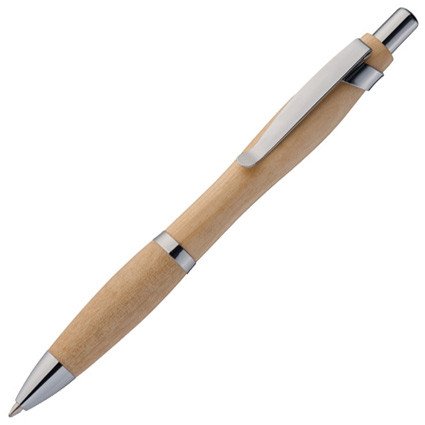 Holzkugelschreiber aus hellem Ahorn