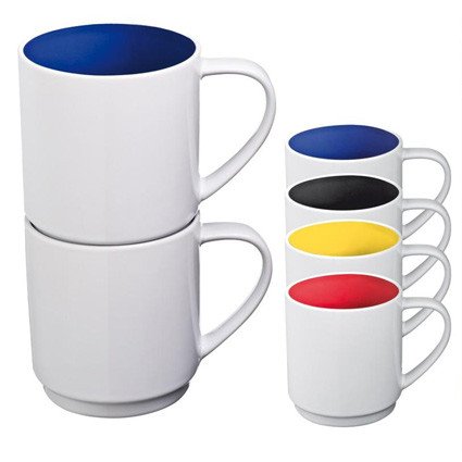 Kaffeetasse innen farbig