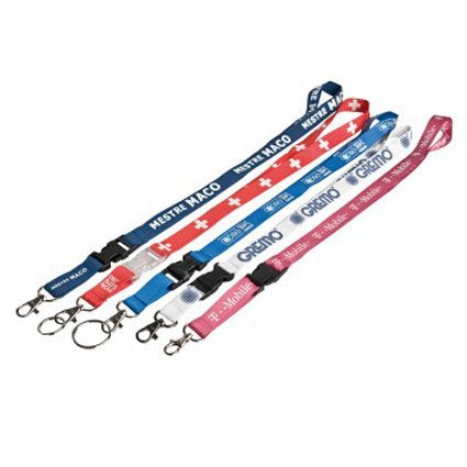 Lanyard mit Schlüsselring und Karabinerhaken