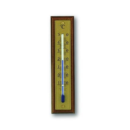 Innenthermometer aus Nussbaum