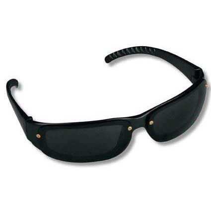 Kunststoff-Sonnenbrille mit schwarzem Gestell