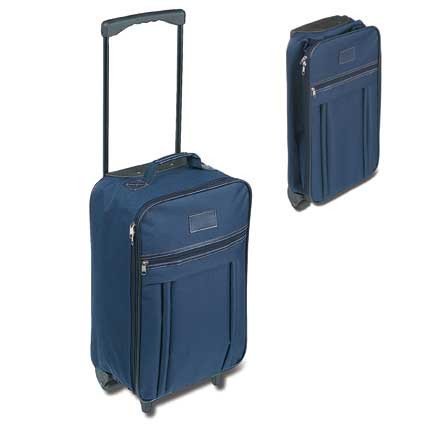 Koffer Trolley in blau