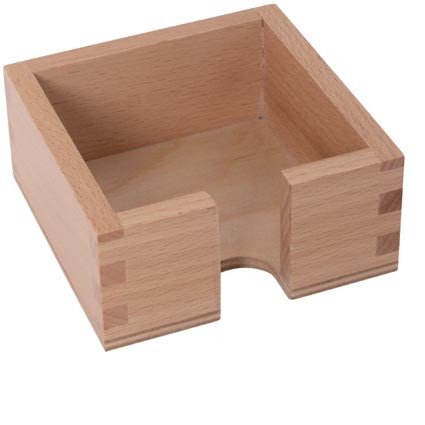 Zettelbox aus Holz