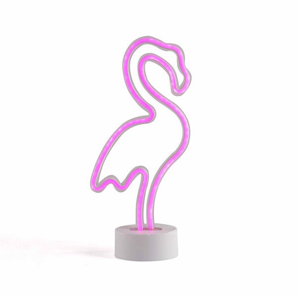 Elektrische Flamingo-Lampe in Rosa