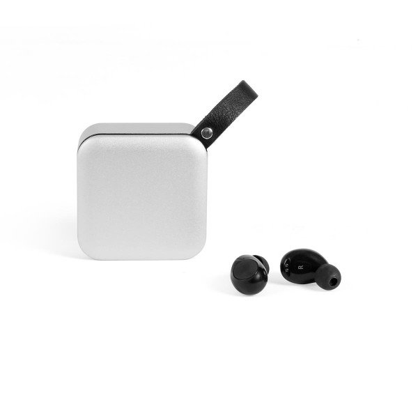 Kabellose Ohrhörer mit Bluetooth und Ladegehäuse