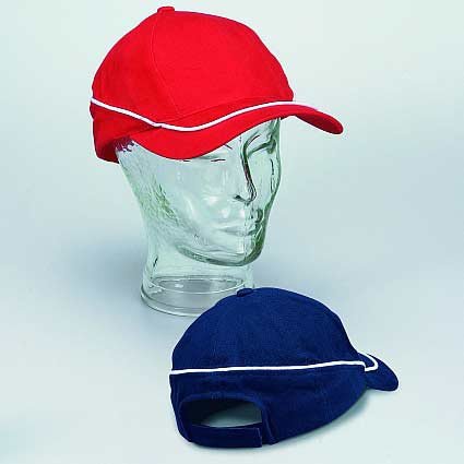 Baseball-Cap mit Baumwoll-Verschlußband