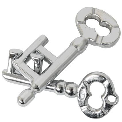 Metallpuzzle Schlüssel
