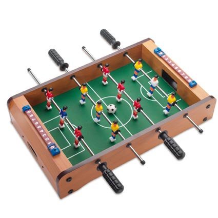 Tischfußballspiel