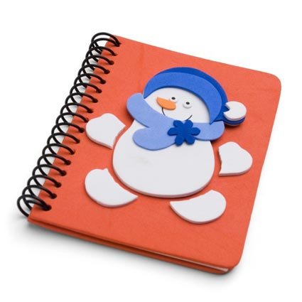 Notizblock Schneemann