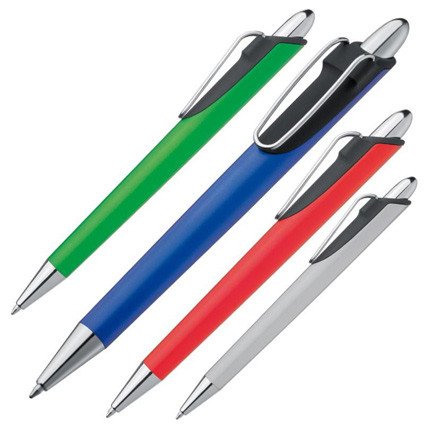 Kunststoffkugelschreiber mit Design-Clip