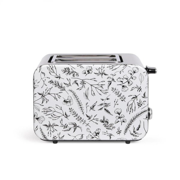 Trendy-Toaster mit Blumenmuster